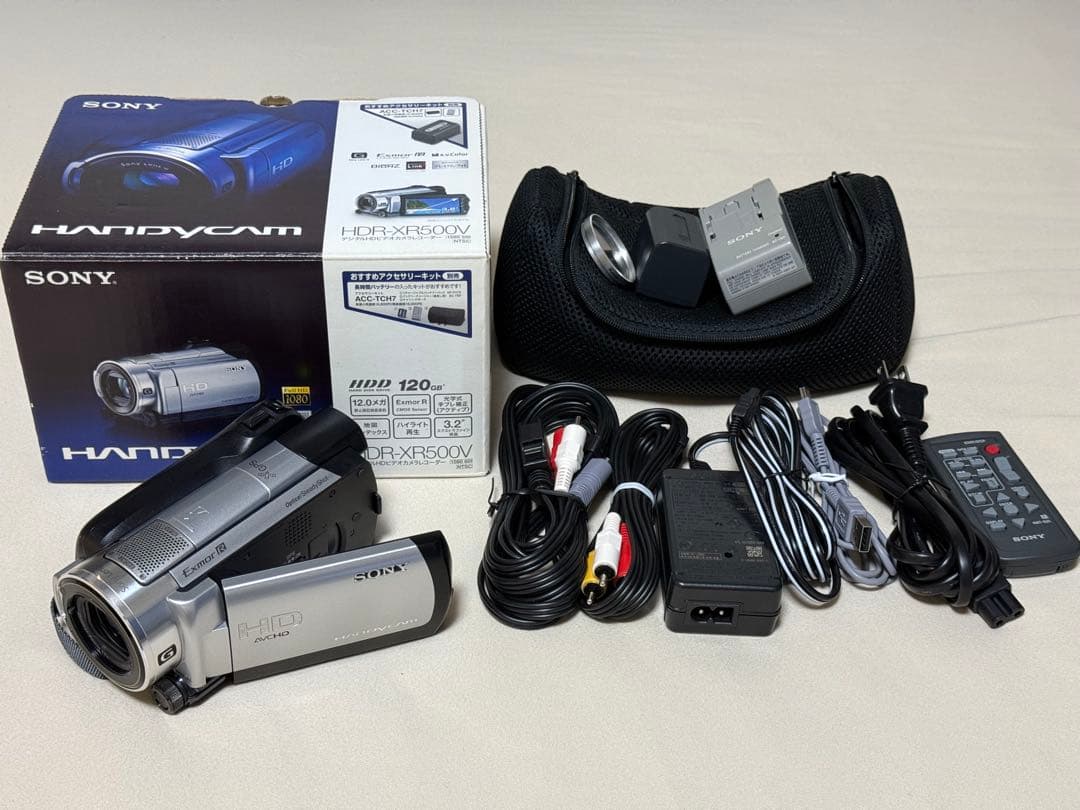 ビデオカメラ SONY HANDYCAM HDR-XR500V HDD120G