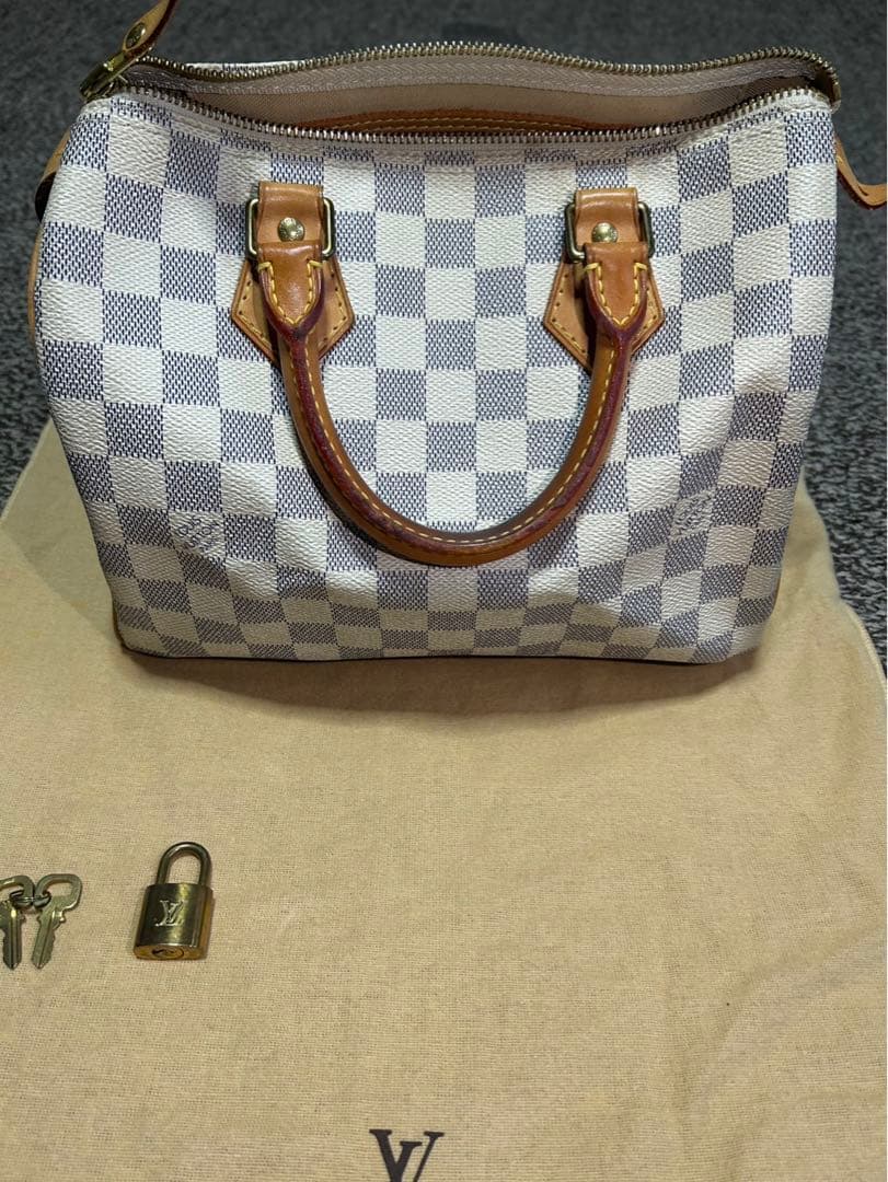 LOUIS VUITTON ルイヴィトン ダミエ アズール スピーディ25