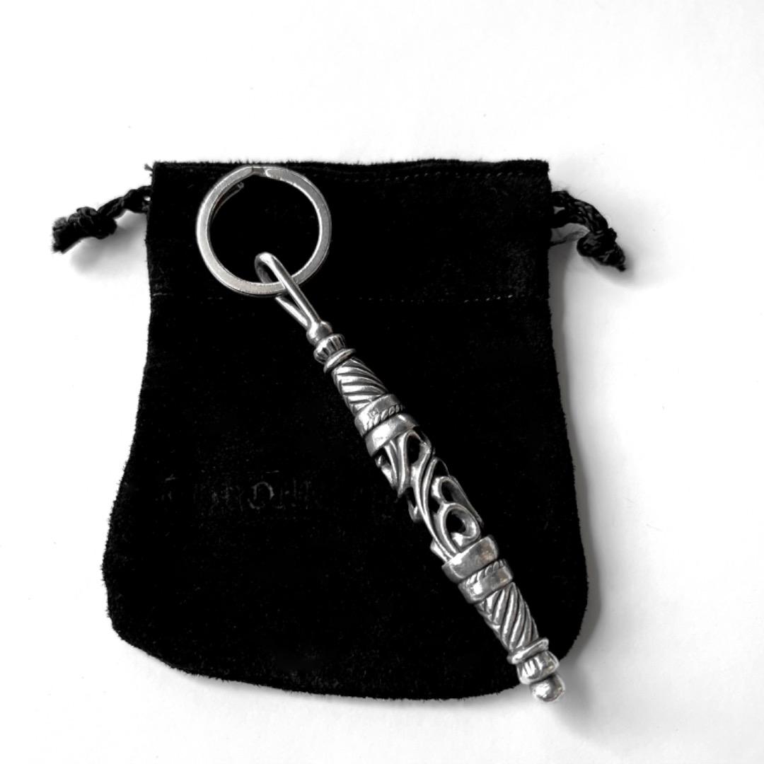 正規 クロムハーツ SMALL ROLLER スモール ローラー キーホルダー