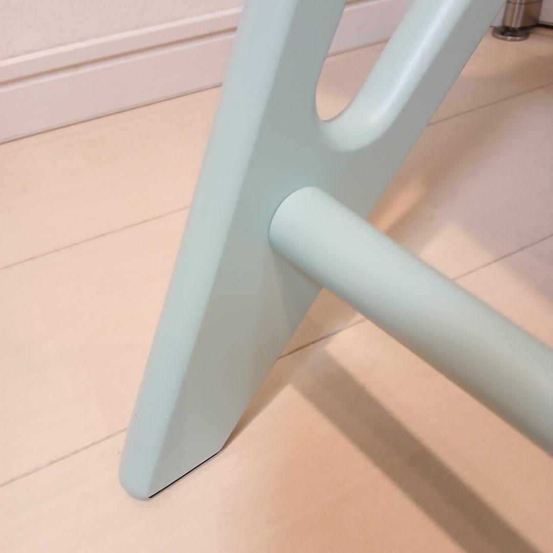 【美品】大和屋 yamatoyaアッフルチェア ハーブグリーン ベビーチェア