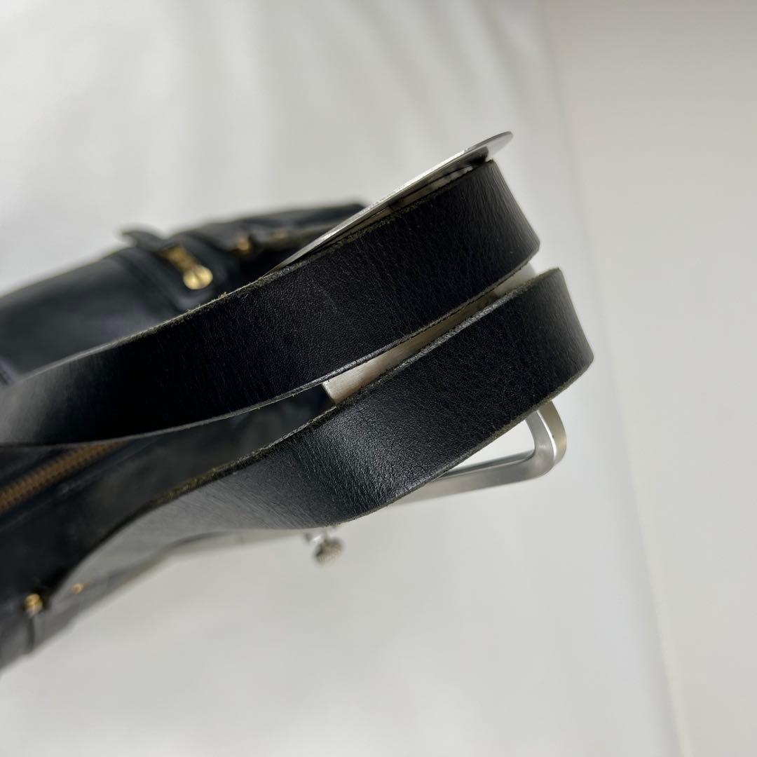 【y2k✨】マスターピース トートバッグ ボストン 2way スタッズ ブラック