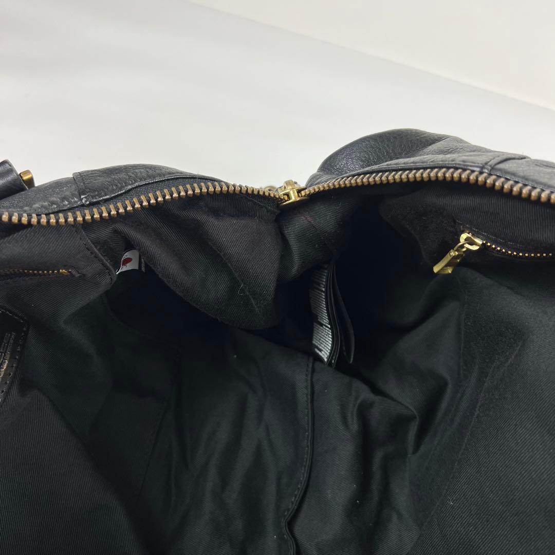 【y2k✨】マスターピース トートバッグ ボストン 2way スタッズ ブラック