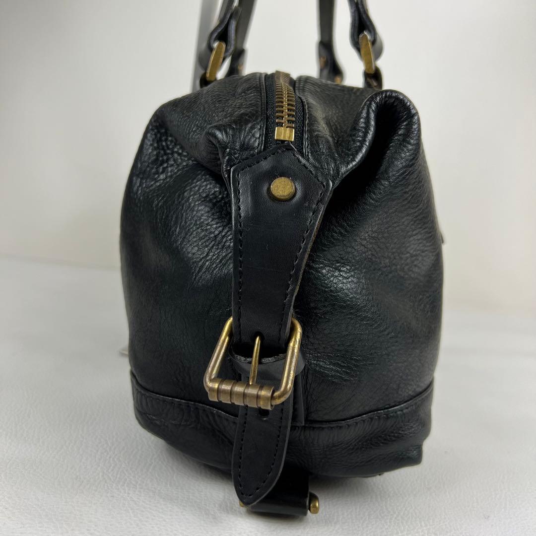 【y2k✨】マスターピース トートバッグ ボストン 2way スタッズ ブラック