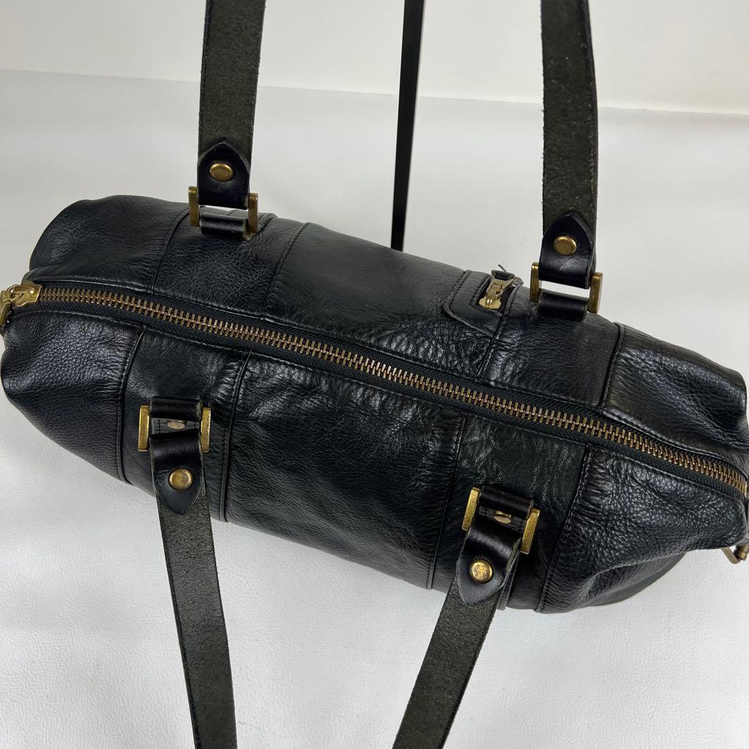 【y2k✨】マスターピース トートバッグ ボストン 2way スタッズ ブラック