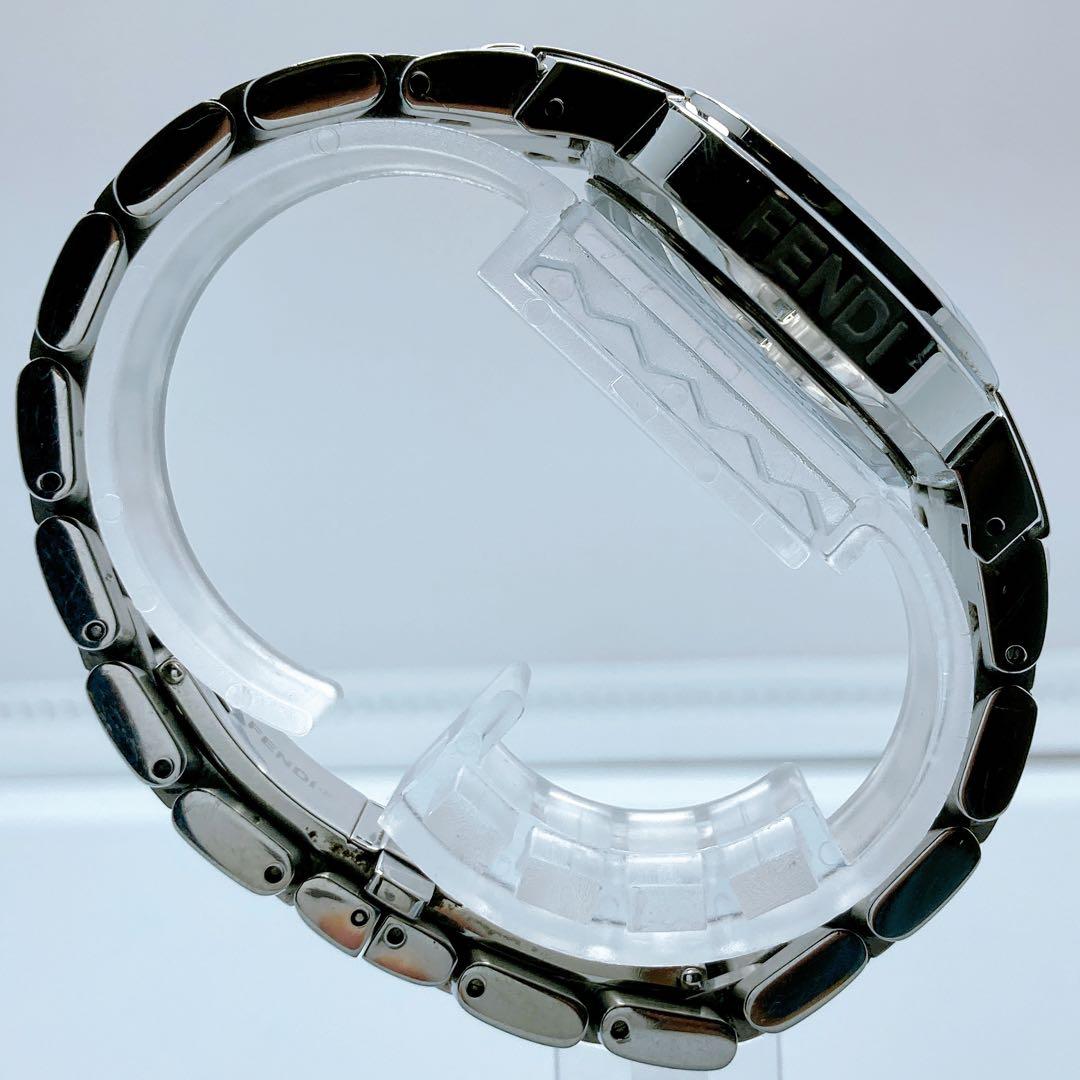 488 フェンディ　4500L ズッカ　クロノグラフ　シェル　ラウンド　腕時計