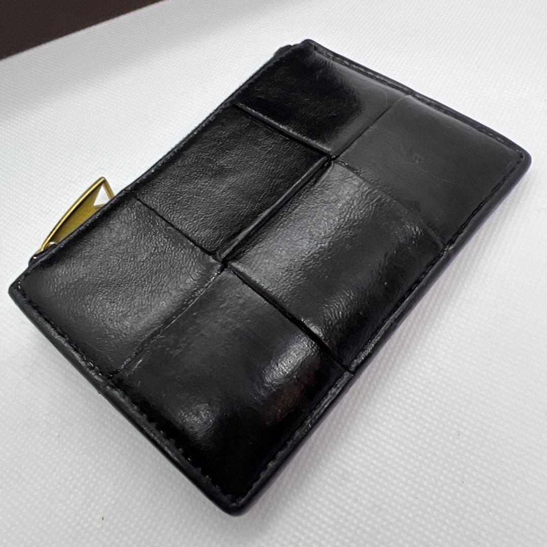 ★BOTTEGA VENETA ブラックフラグメント、、カードケース