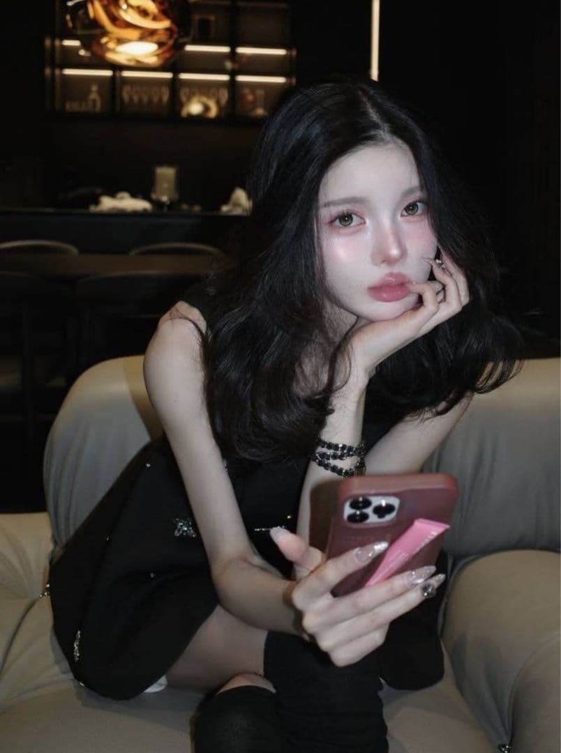 新品タグ付 ダーリッチ ビジューフレアバルーンミニドレス FL ブラック