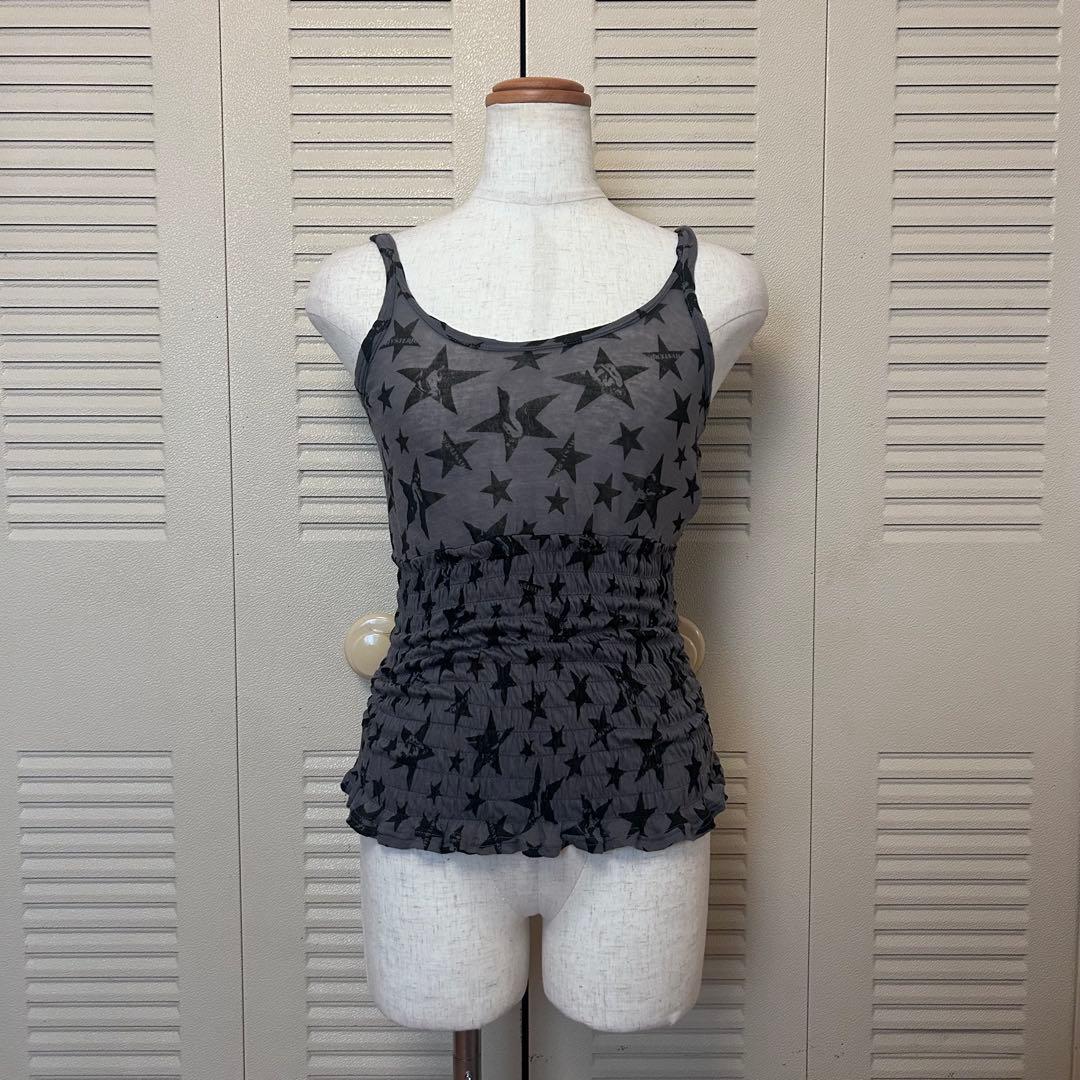 ヒステリック　スカル　y2k ヴィンテージ　透け　レア