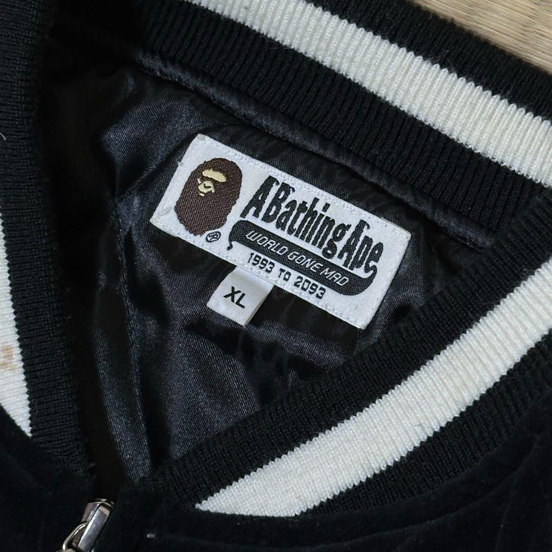 A BATHING APE 19AW ベロア ファイアー柄 スカジャン