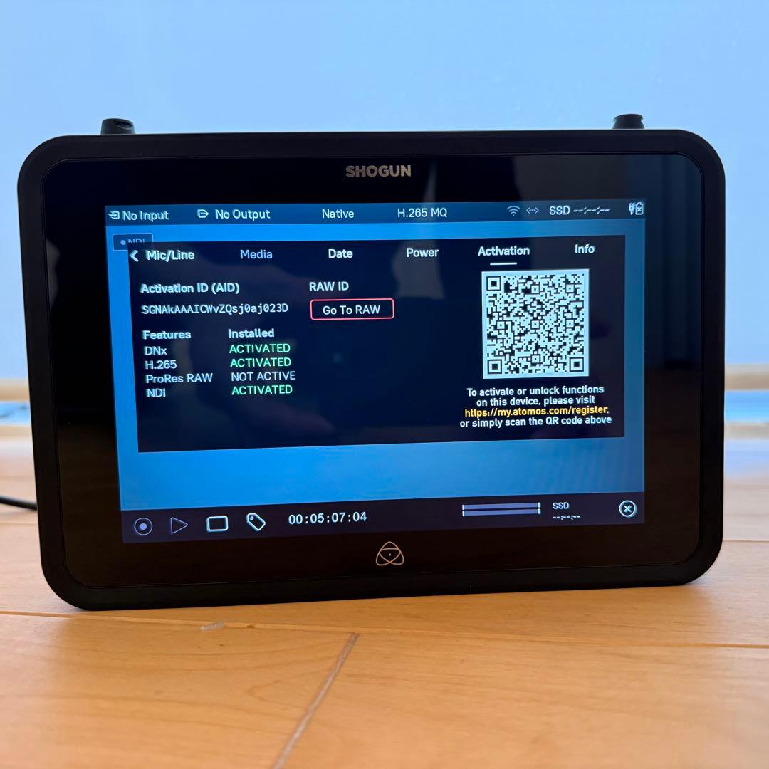 ビデオカメラ ATOMOS SHOGUN ATOMSHG002 / SSD mini 1TB
