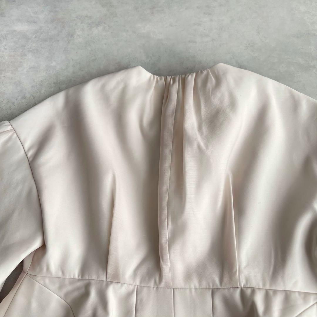 セブンテンバイミホカワヒト　シアーオーガンジーコート　ライトピンク　XS