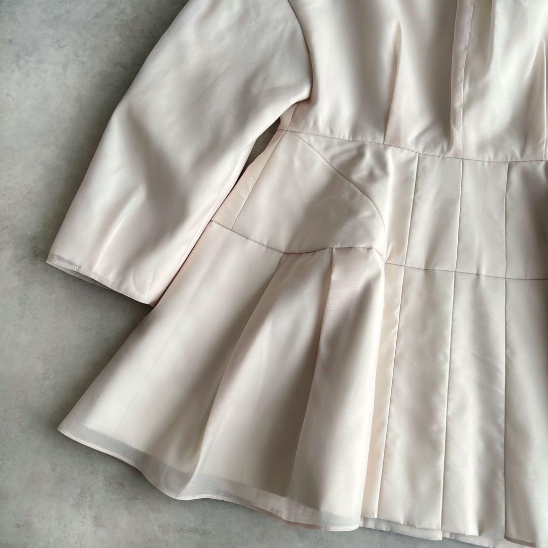 セブンテンバイミホカワヒト　シアーオーガンジーコート　ライトピンク　XS