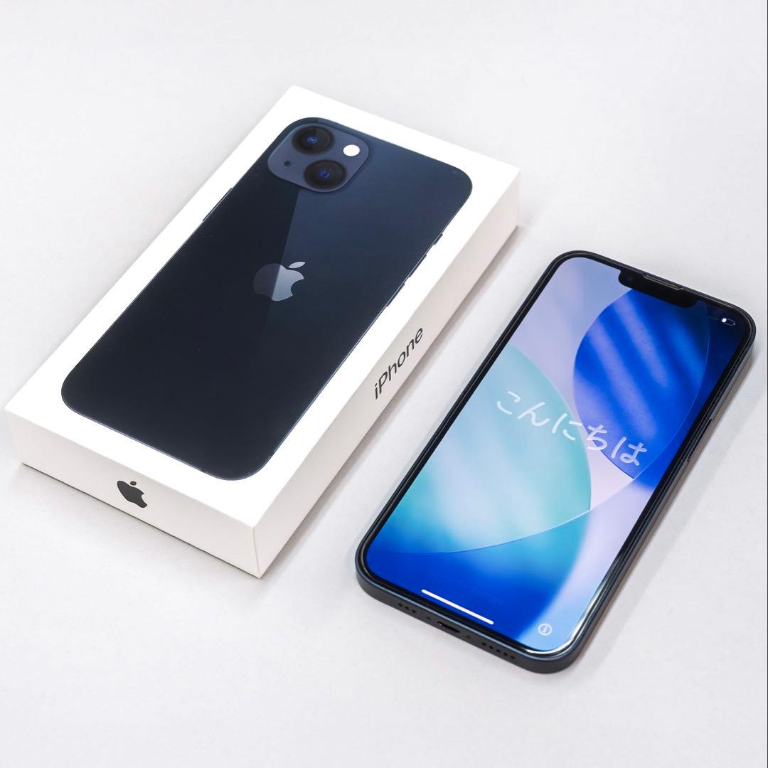 美品 iPhone 13 ミッドナイト 完動品 付属品未使用