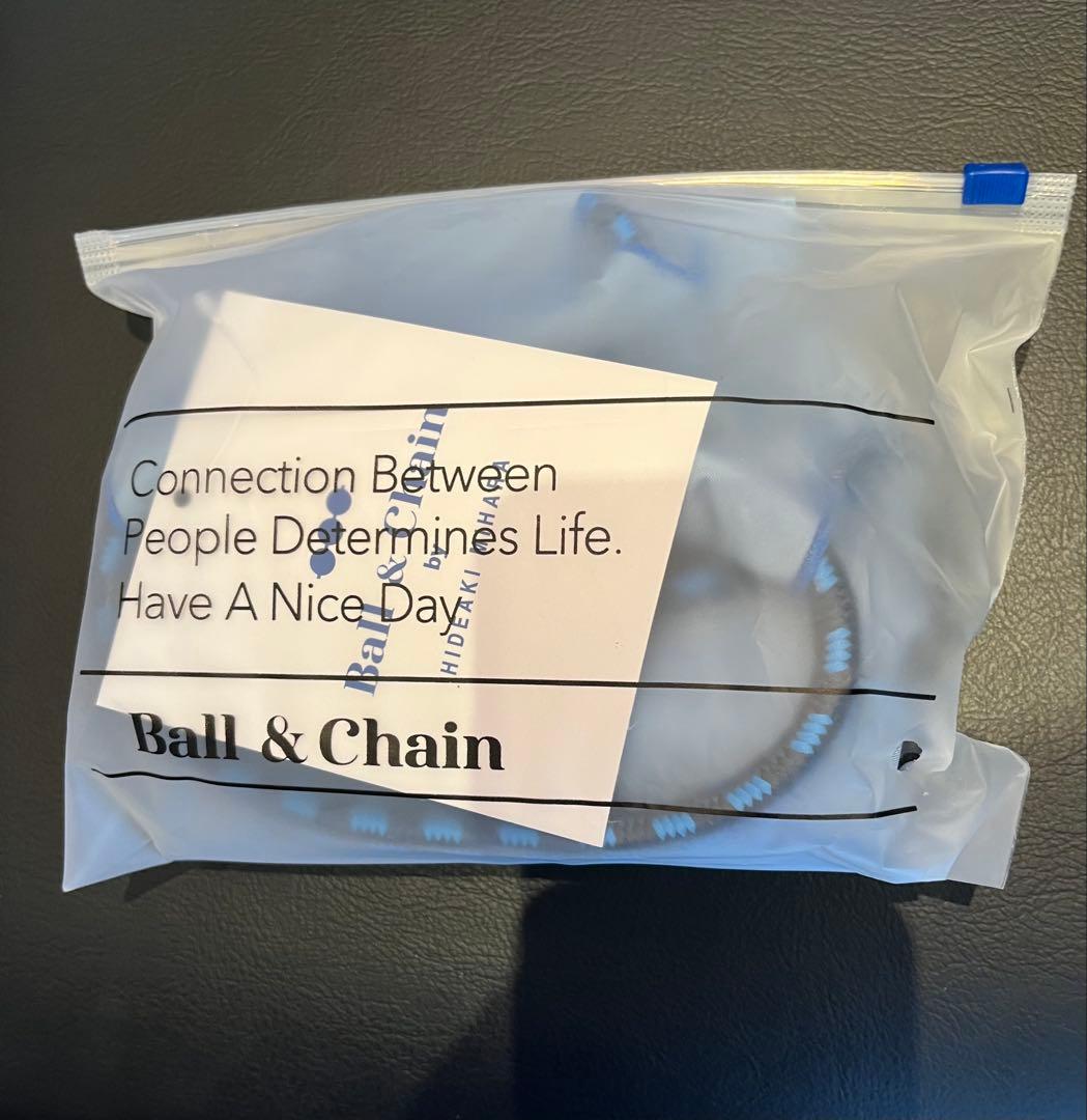 【限定販売】ボールアンドチェーン コラボバッグチロリアンテープ柄 ブルー/千鳥屋