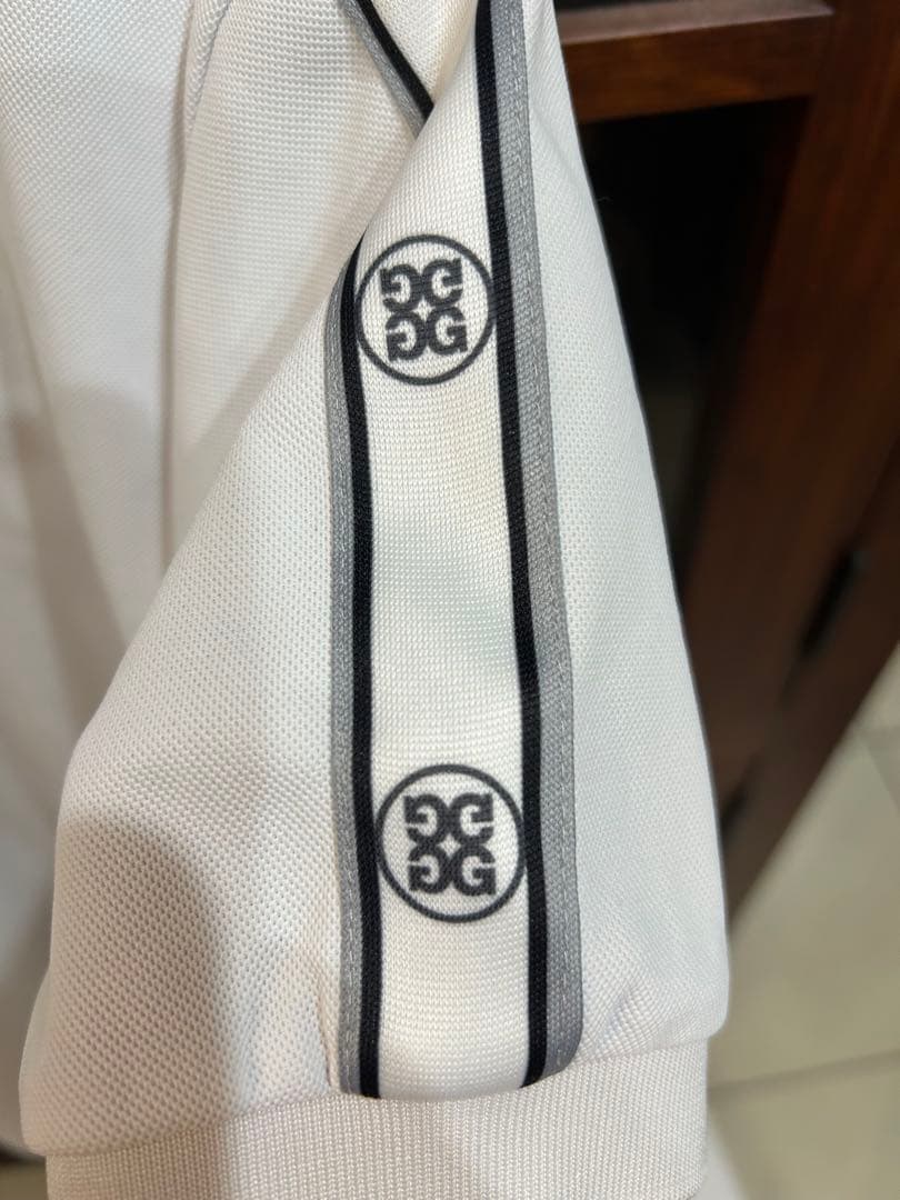 美品！早い者勝ち！G/FORE ホワイト ポロシャツ Lサイズ