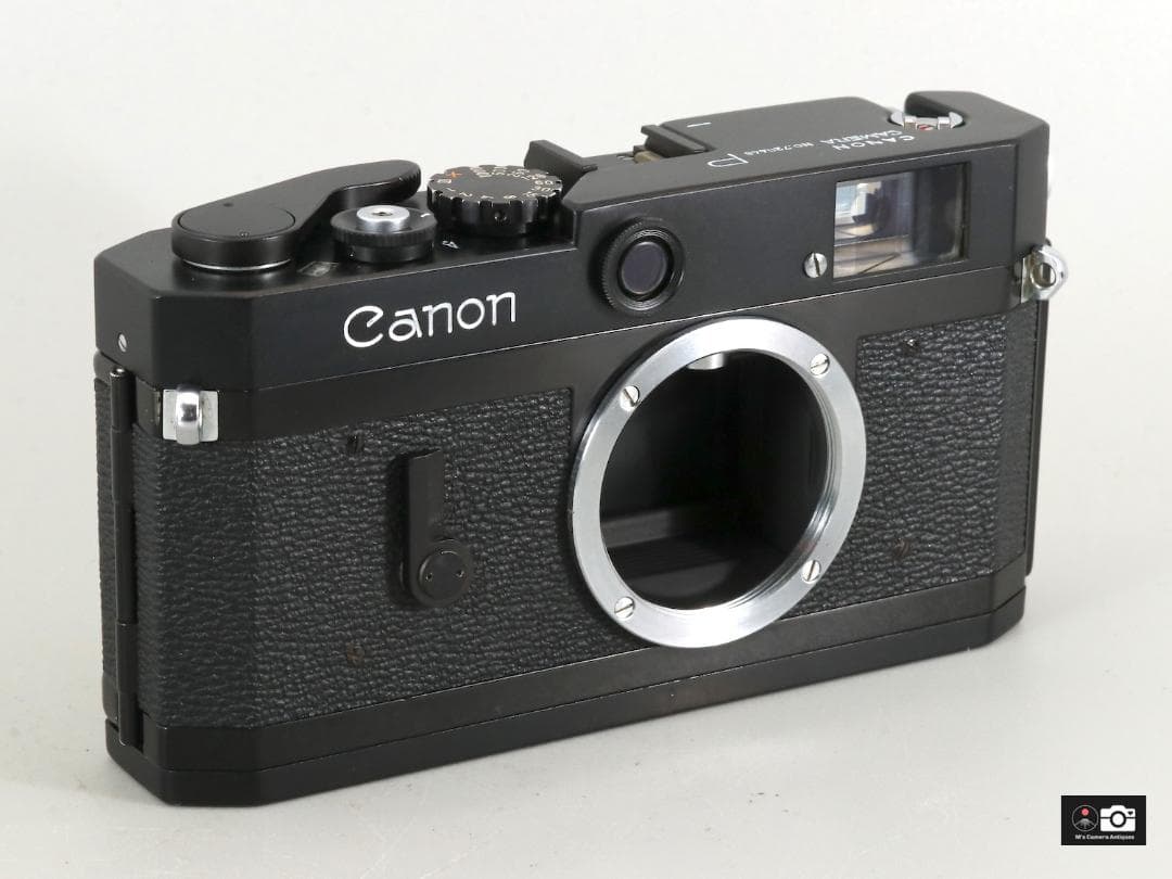 Canon P ブラックレンジファインダーカメラ整備済、後塗り