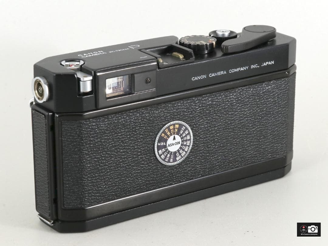 Canon P ブラックレンジファインダーカメラ整備済、後塗り