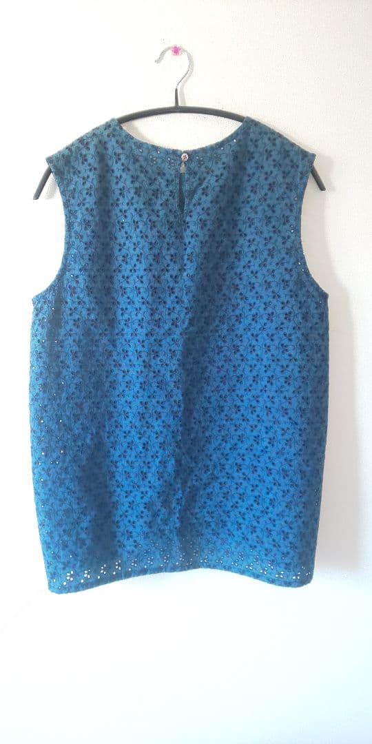 45r タペット カットワークキャミソール インディゴ