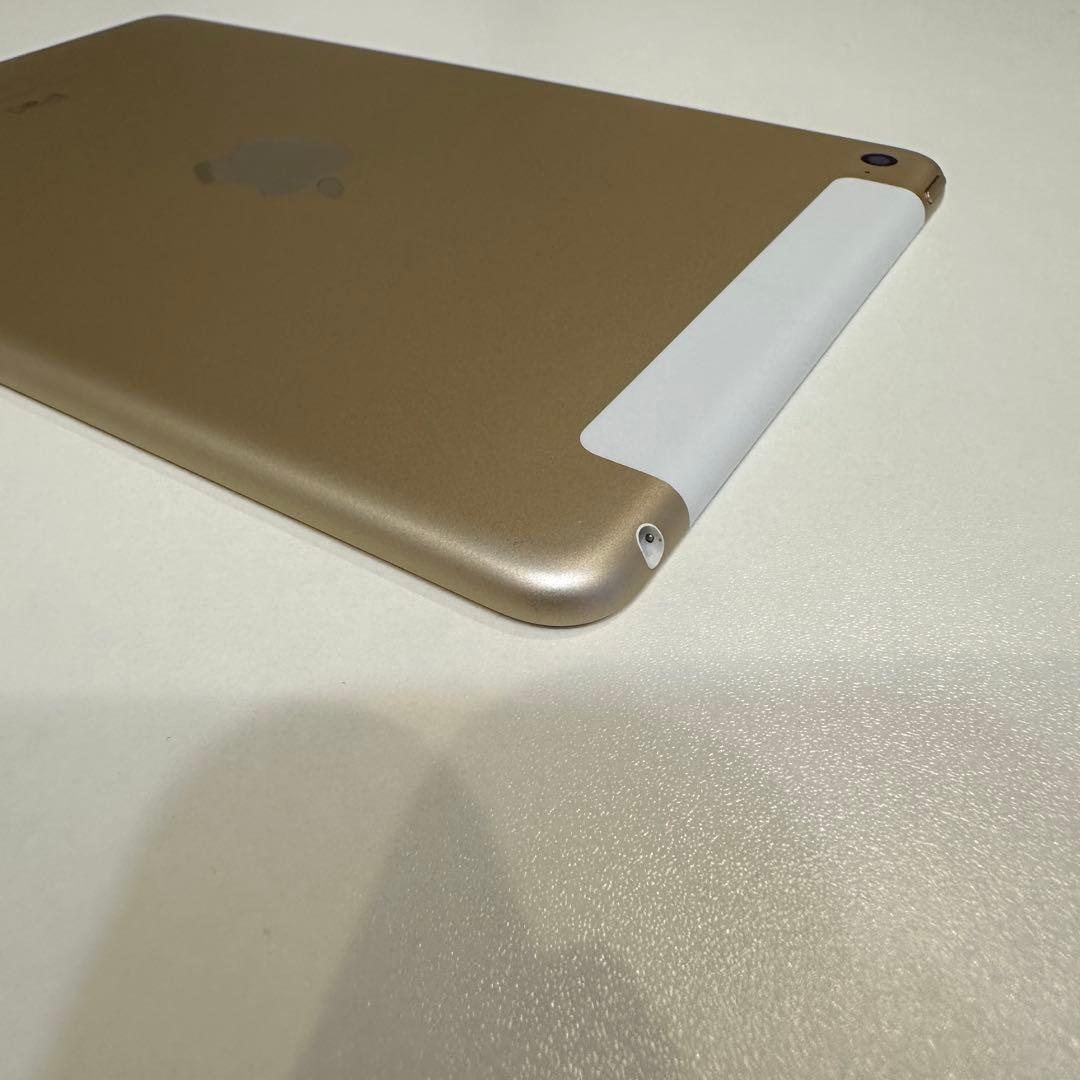 iPad mini4 Gold バッテリー良好 Cellularモデル SBM系