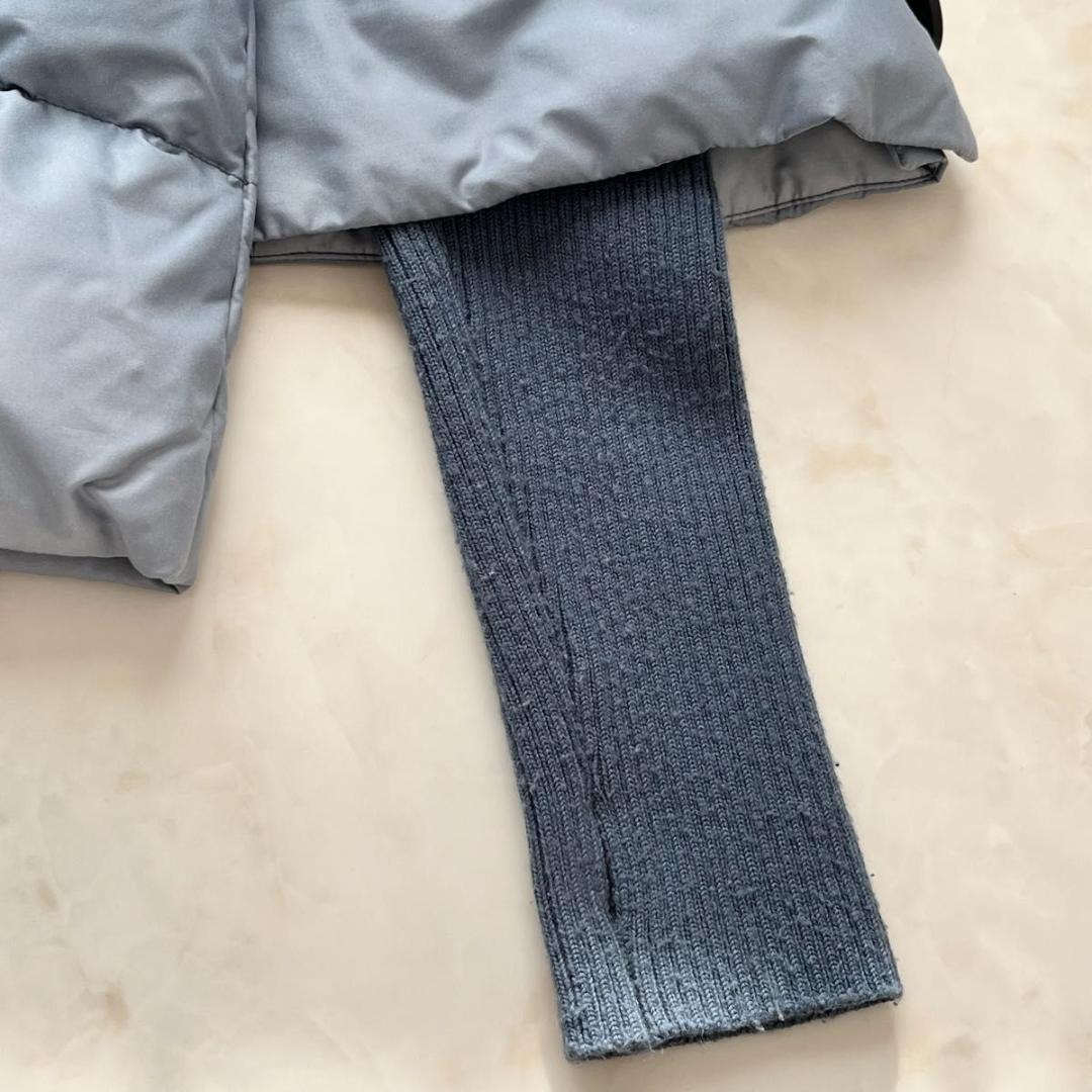 Max Mara リブ袖 2way ダウンジャケット　グラデーション　42 XL