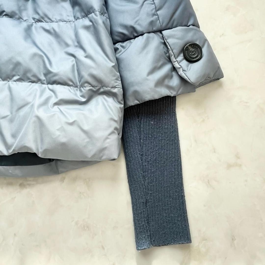 Max Mara リブ袖 2way ダウンジャケット　グラデーション　42 XL