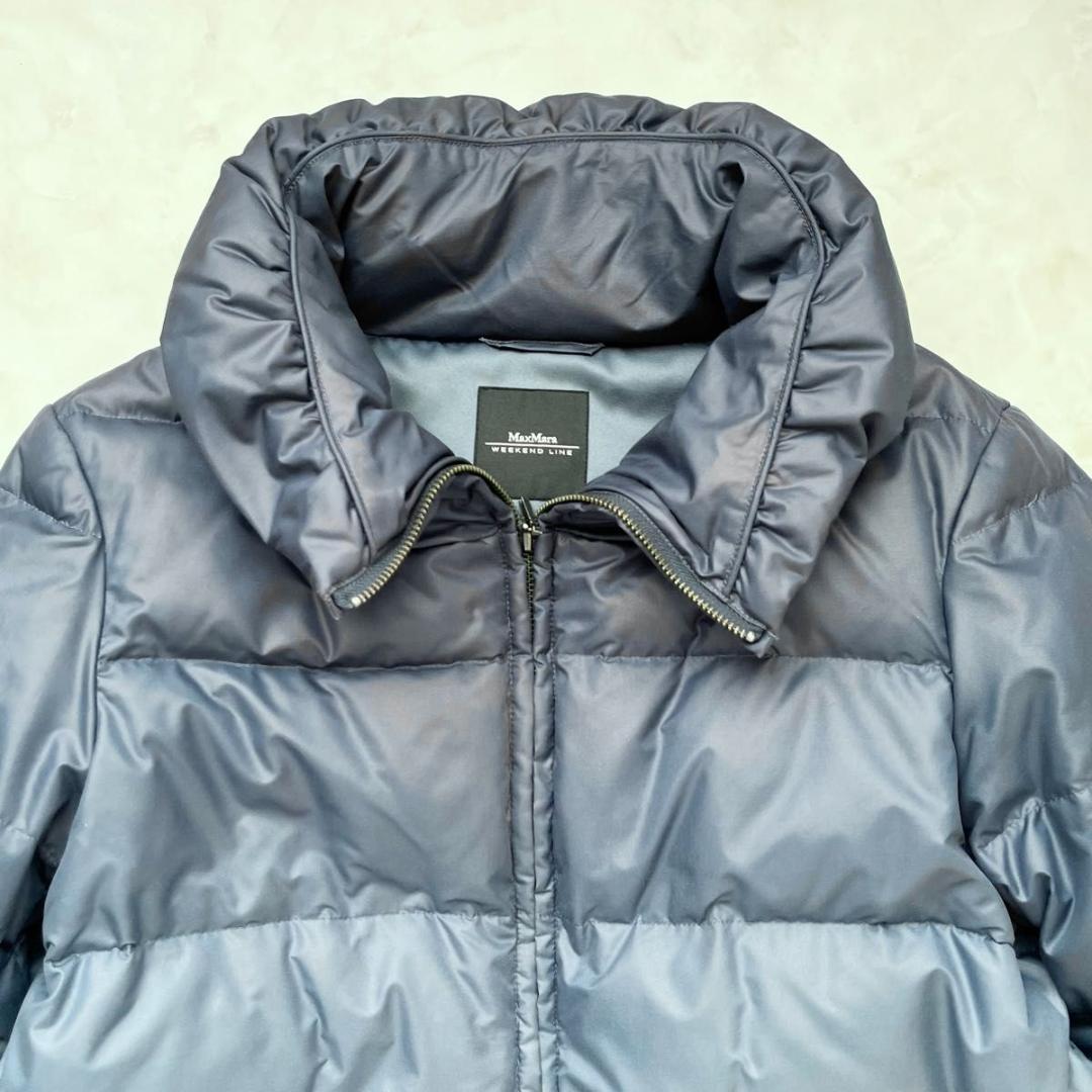 Max Mara リブ袖 2way ダウンジャケット　グラデーション　42 XL