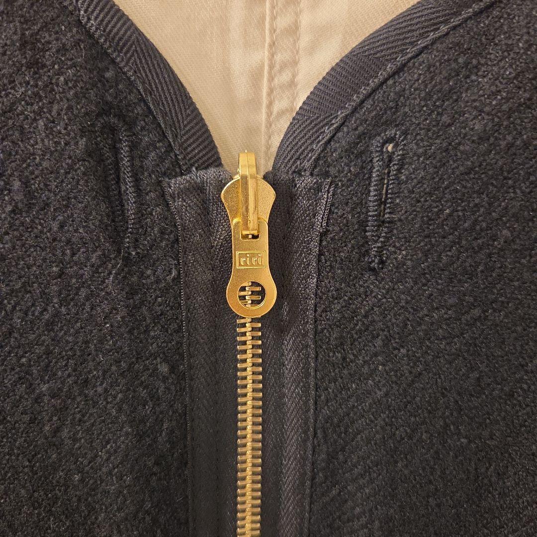 visvim WAWONA DOWN LINER JKT ツイード size3黒