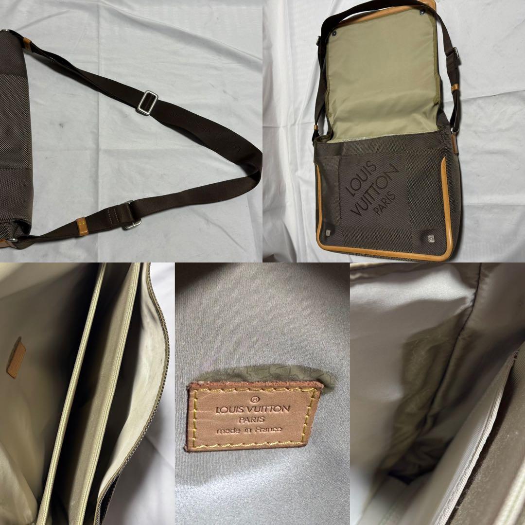 A4 ルイヴィトン　メッセンジャーバッグ　メサジュ　ダミエ　ジュアン