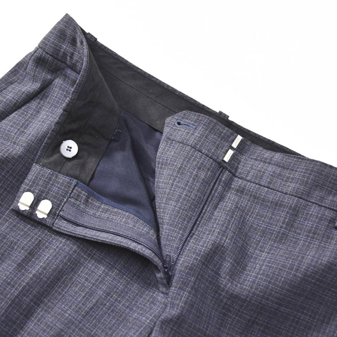 【人気】 【上質】 セオリー パンツスーツ 2 ネイビー オフィス 通勤♪