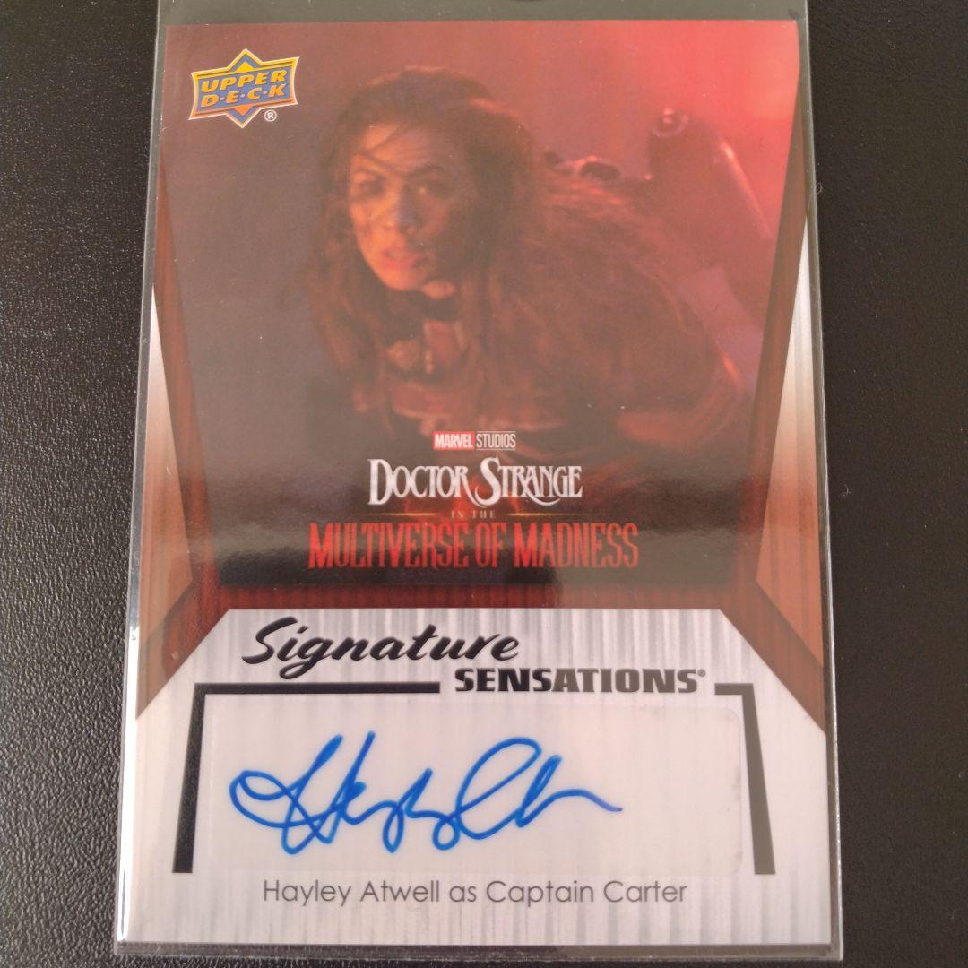 upper deck marvel ヘイリー アトウェル 直筆サインカード