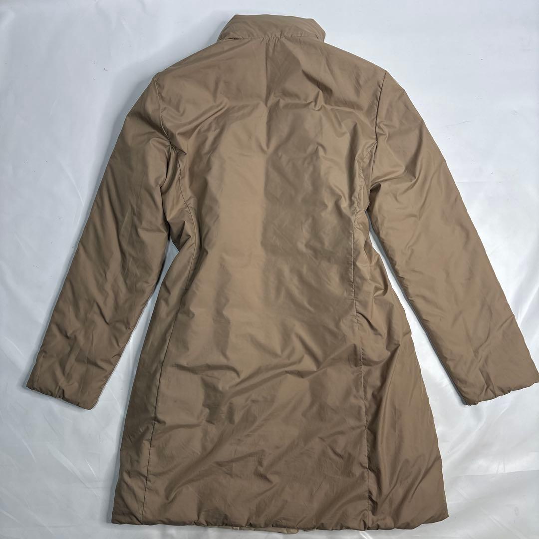 美品 モンクレール ダウンジャケット 茶タグ リバーシブル ベージュ ロング