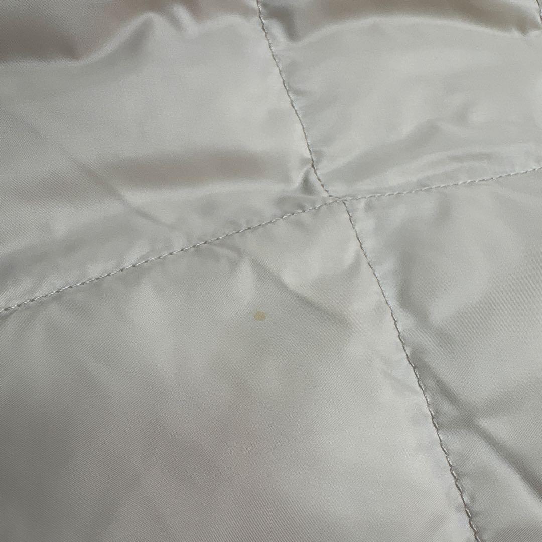 美品 モンクレール ダウンジャケット 茶タグ リバーシブル ベージュ ロング