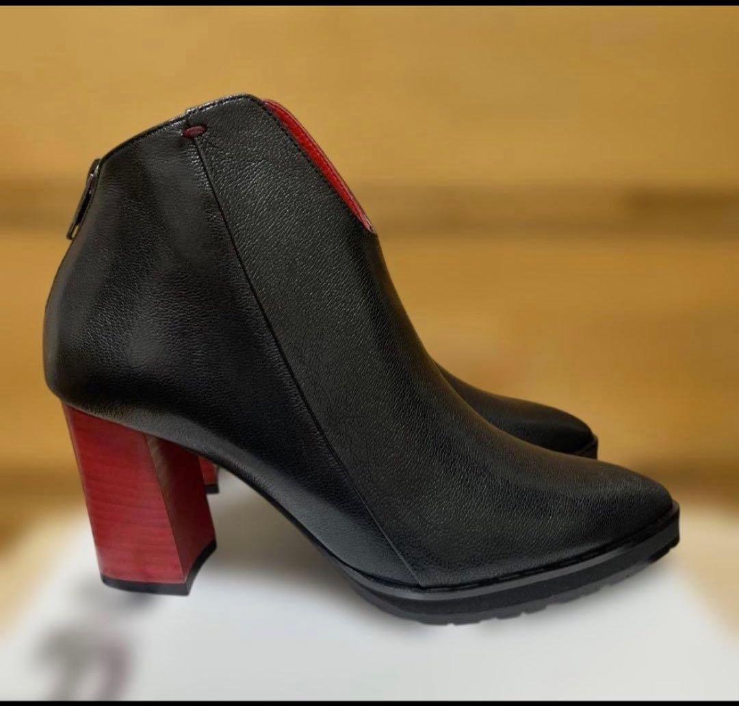 MANAチャンキー・ブーツ BL/C 37size 23.5㌢新品未使用