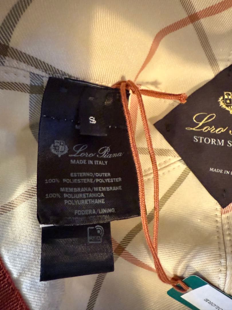 新品未使用　ロロピアーナ　キャップ　Sサイズ