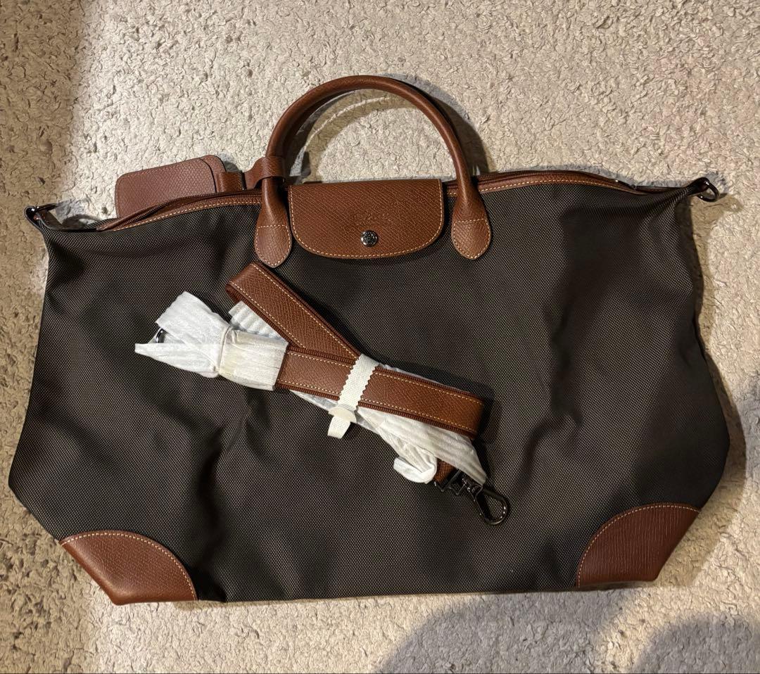 【queenes】Longchamp ボックスフォード L トラベルバッグ