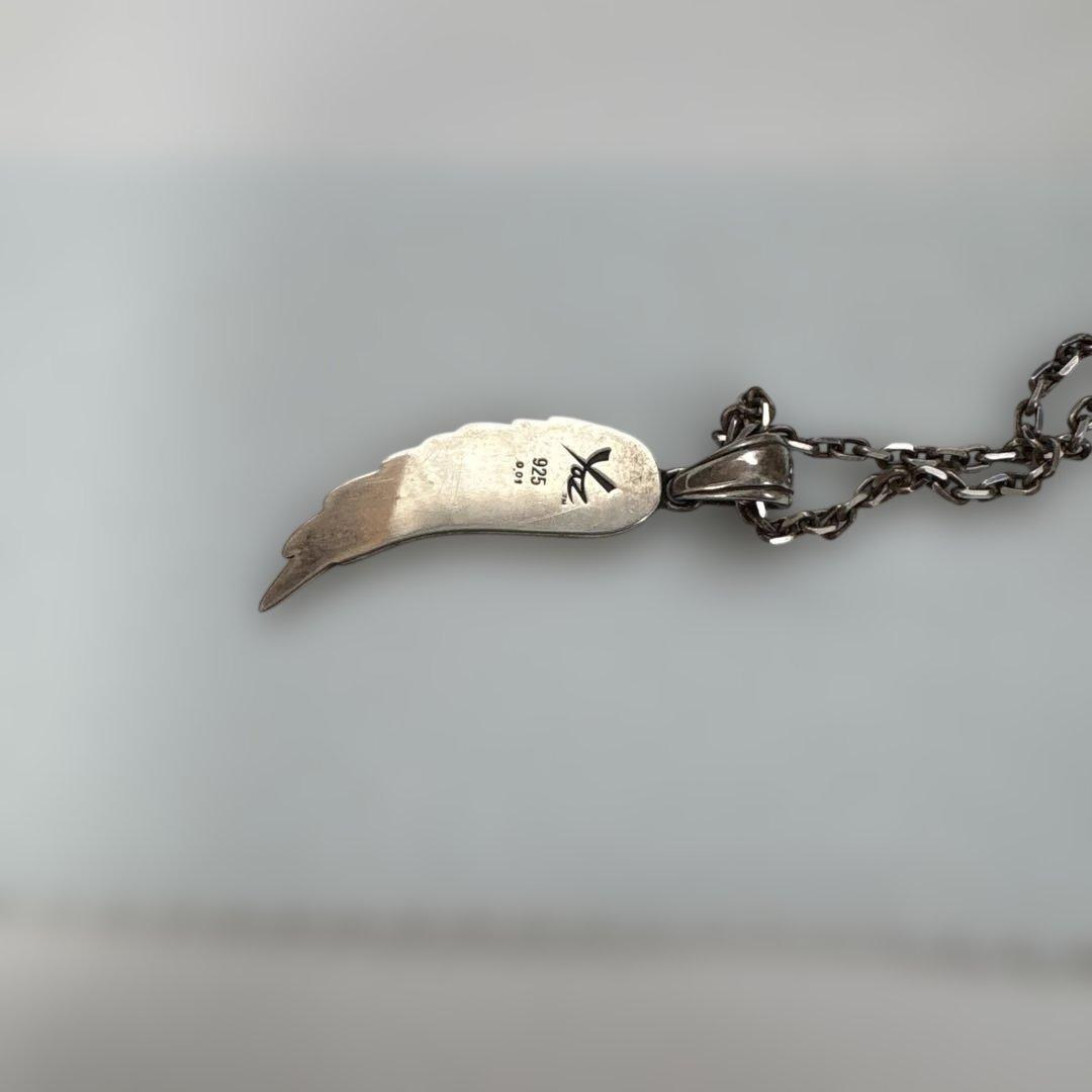 e.yazawa yaz シルバー925 羽根モチーフ ネックレス