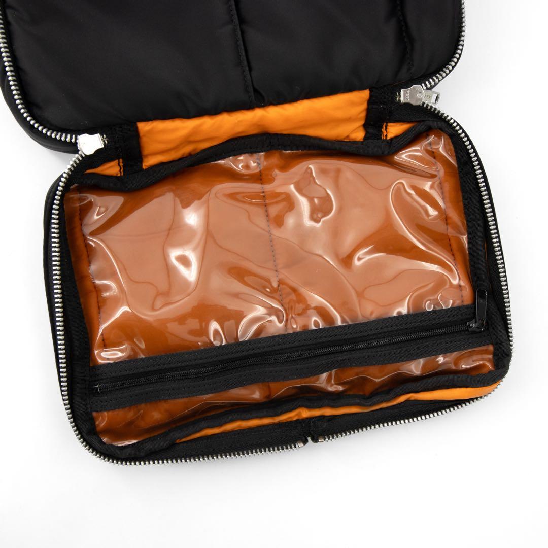 A090【美品】ポーター／タンカー　スリングバッグ　ショルダー　ナイロン　黒