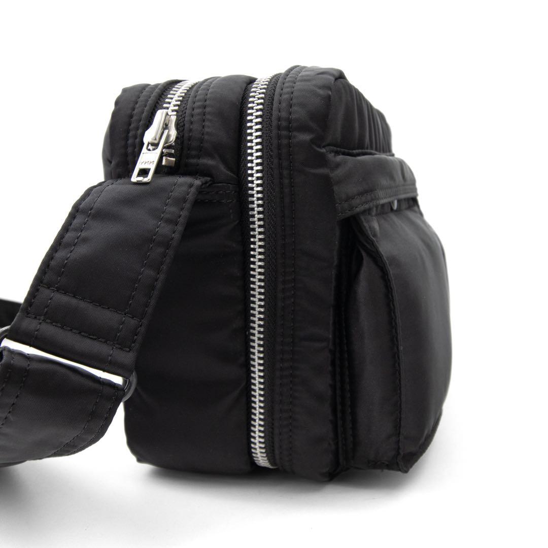 A090【美品】ポーター／タンカー　スリングバッグ　ショルダー　ナイロン　黒