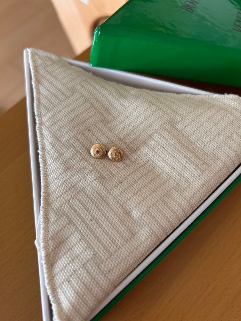 Bottega Veneta ドロップピアス(ゴールド)