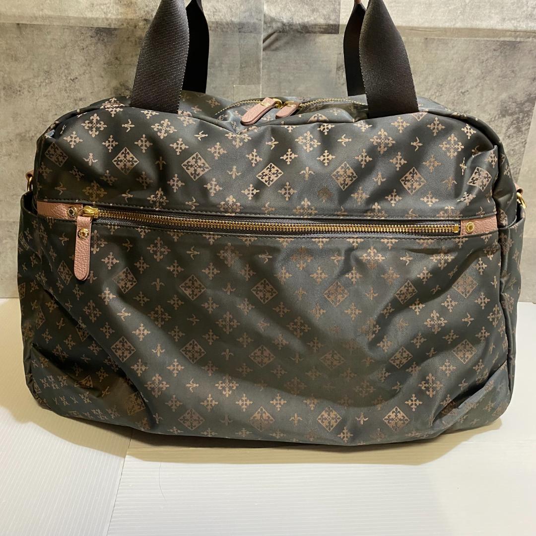 【未使用品】russet　トラベルボストンバッグ　グレーピンク