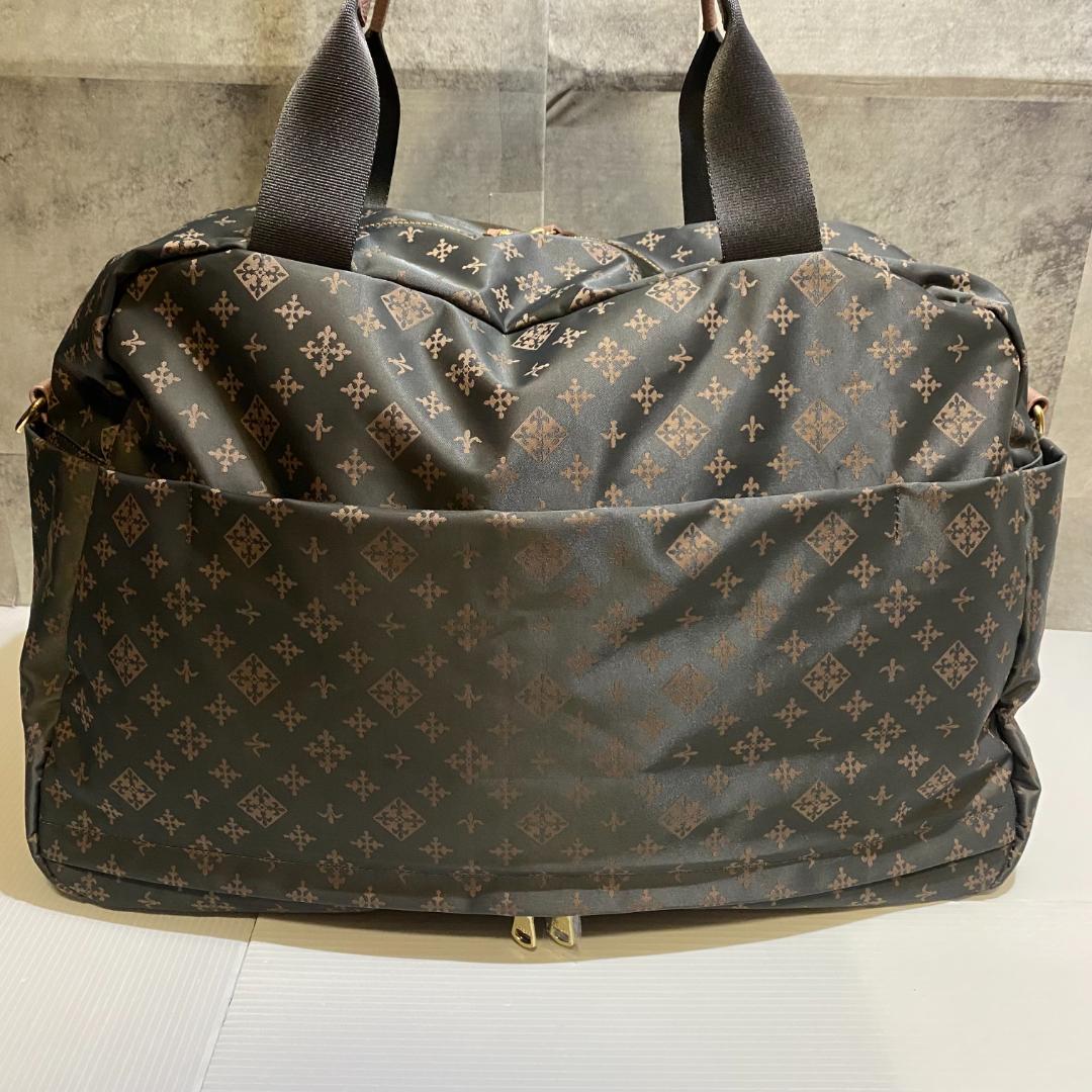 【未使用品】russet　トラベルボストンバッグ　グレーピンク