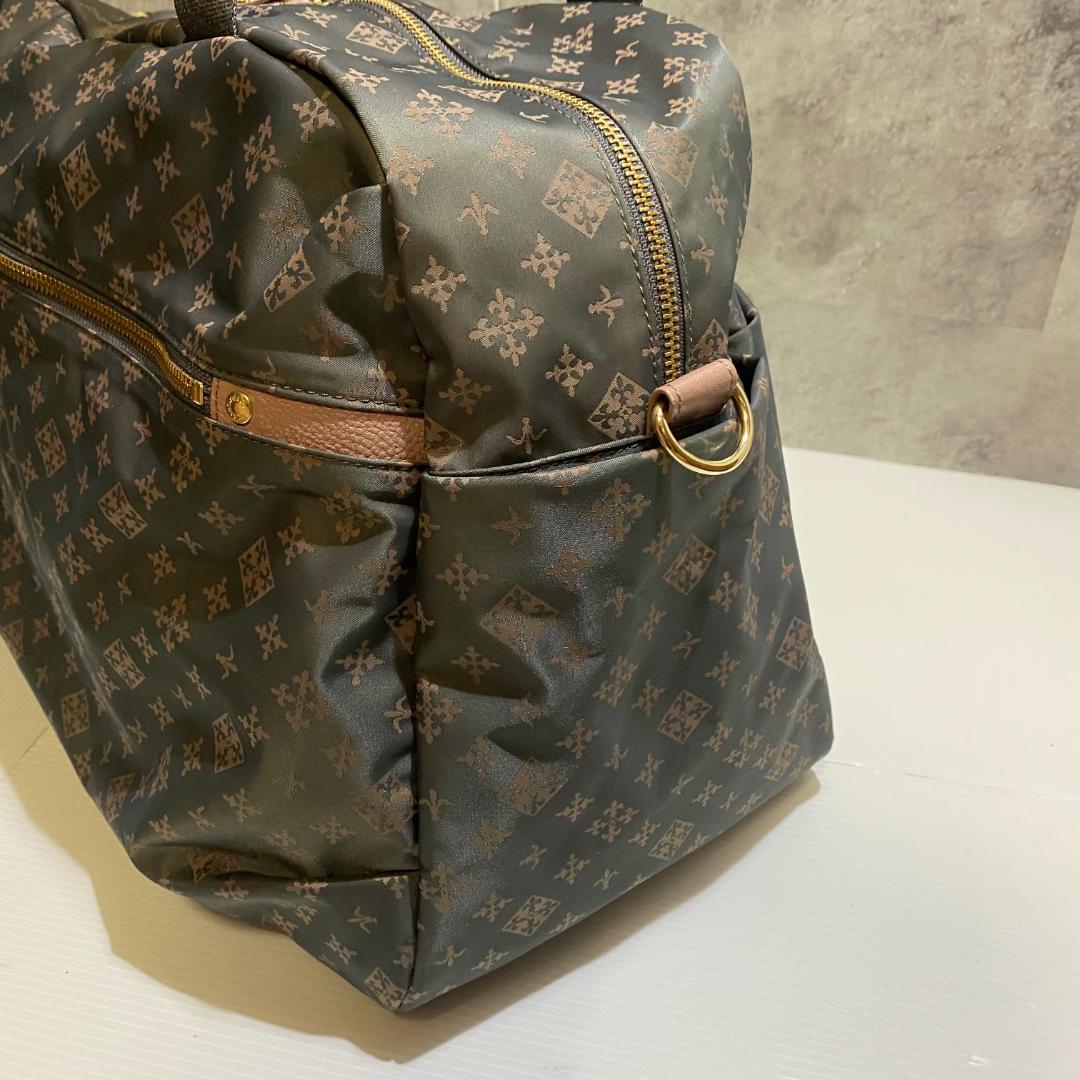 【未使用品】russet　トラベルボストンバッグ　グレーピンク