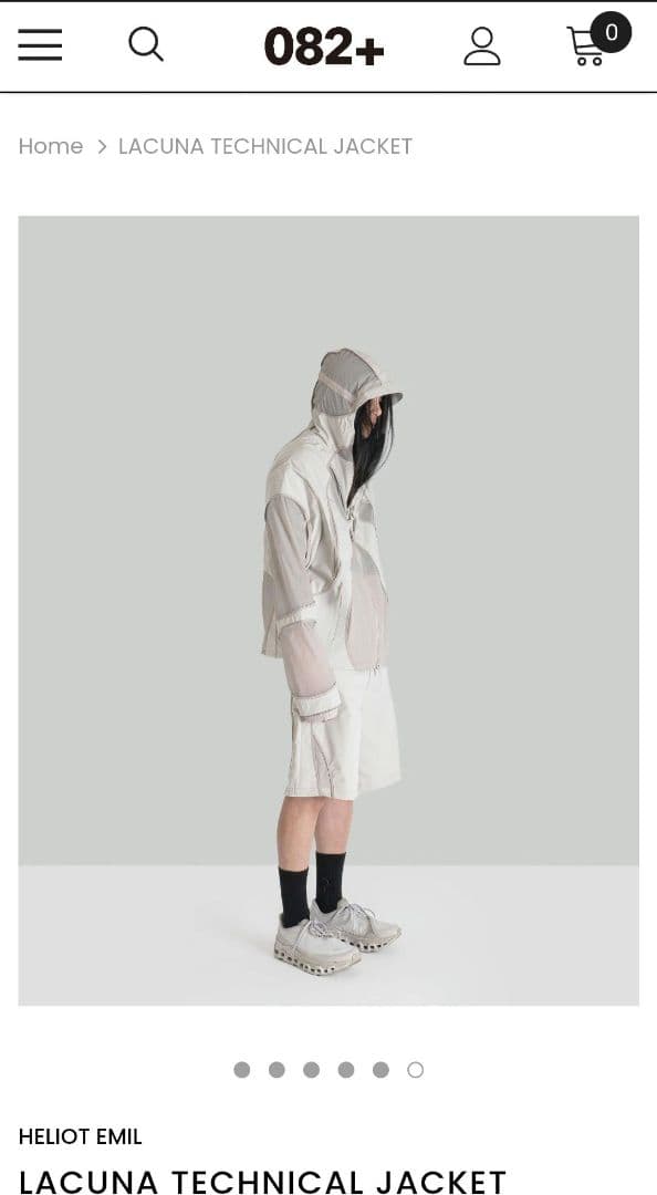 ジャケット・アウター HELIOT EMIL LACUNA TECHNICAL JACKET