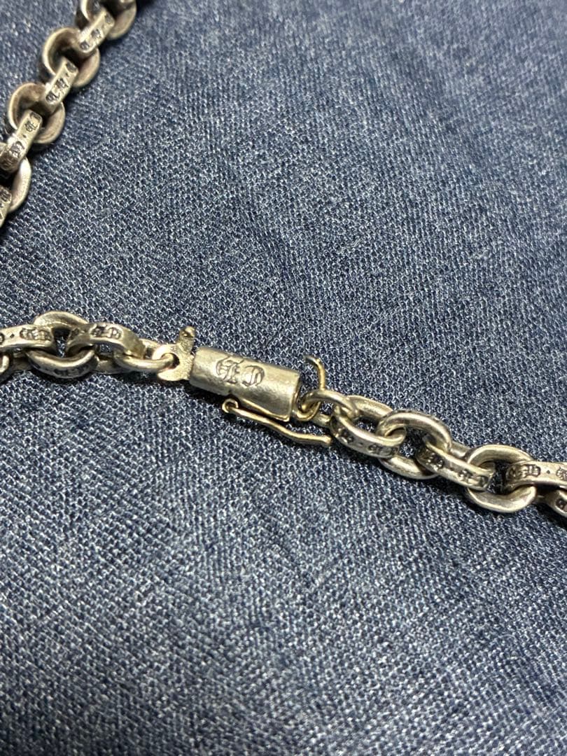 クロムハーツ　ペーパーチェーン 18インチ　ジャンク　収納袋付