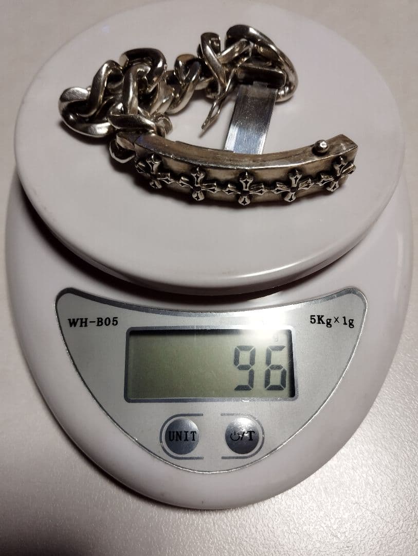 庄*ん様 シルバーブレスレット　喜平　CUSTOM CULTURE 925　５石