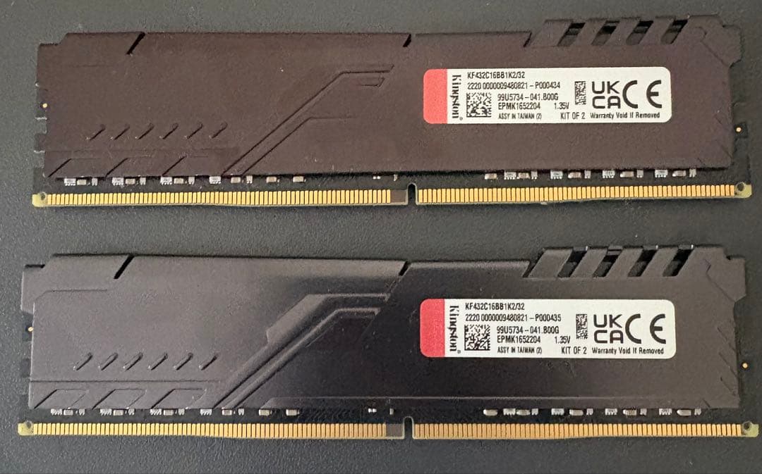 【値下げ可】KINGSTON FURY BEAST DDR4 16gb x2