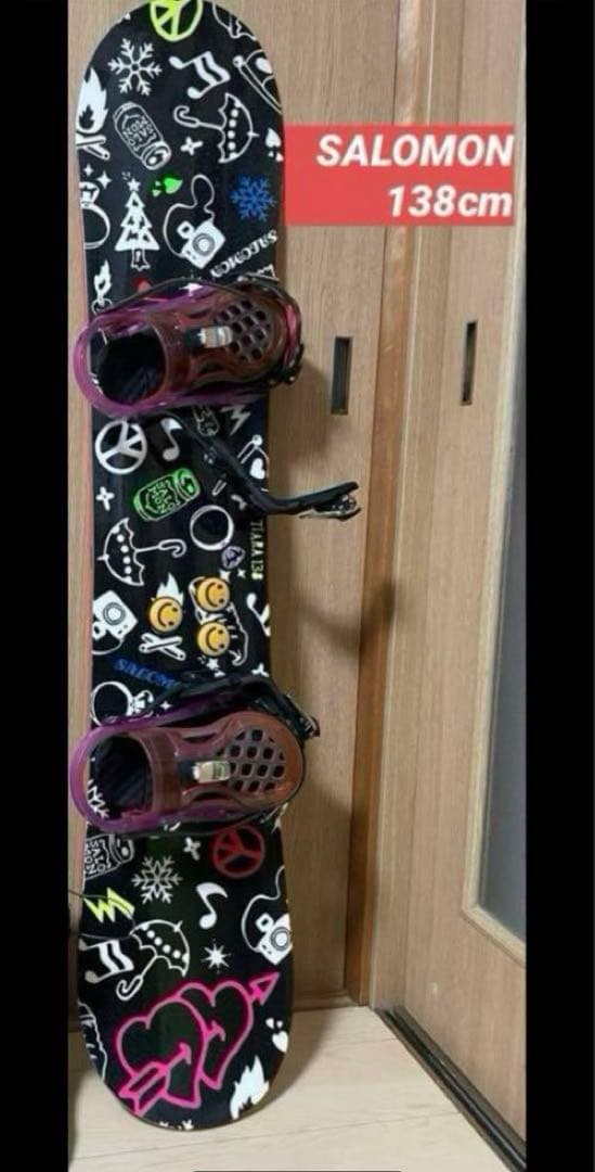SALOMON TIARA 138cm/RIDE KSビンディング