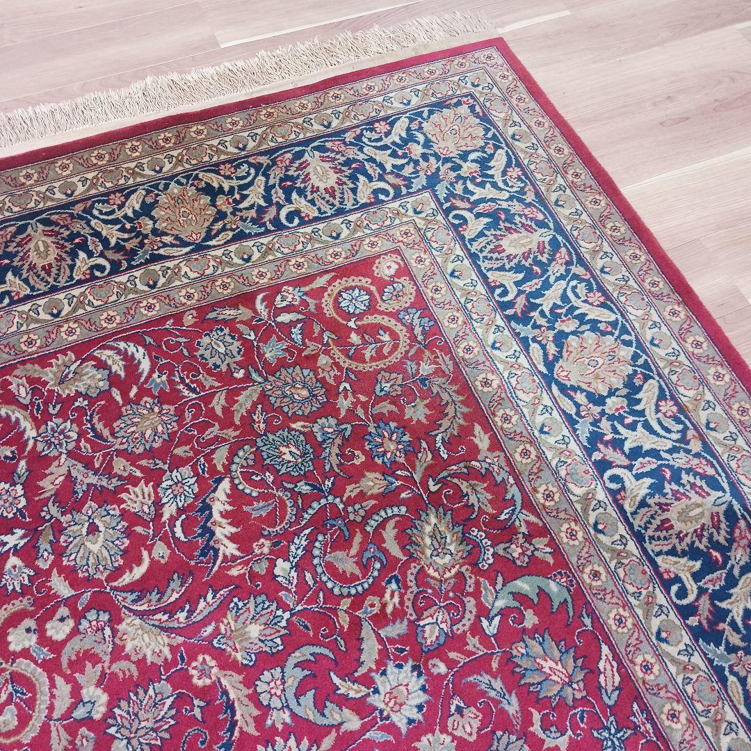 専用Y3068 ペルシャ絨毯 特大判 308×245㎝ ウール 手織り