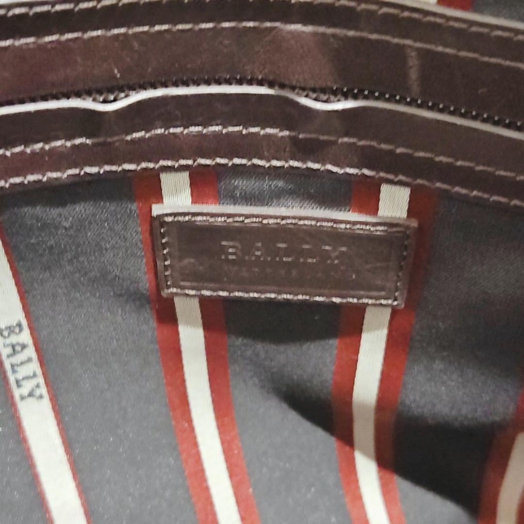 美品 バリー ショルダーバッグ メッセンジャバッグ クロスボディ トレスポ 茶