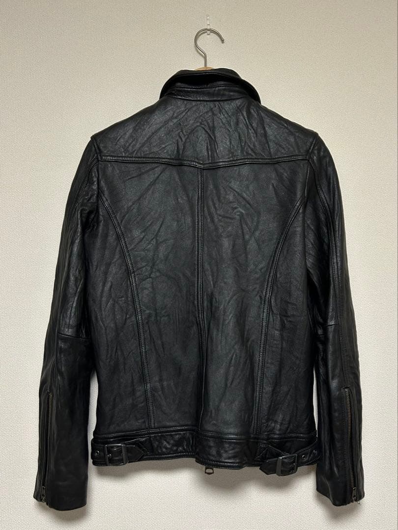 JACK ROSE/ジャックローズ/シングルライダースジャケット/size2/黒